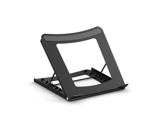 Orgemy metal laptop stand with anti-slip rubber pads on the surface.