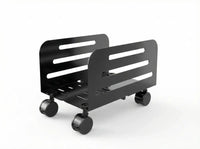 Furnotix Adjustable CPU Holder with Wheels - Mobile PC Stand