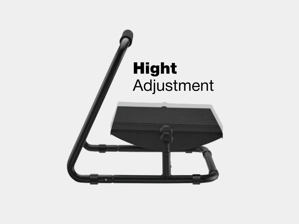 Under Desk Fully Adjustable Footrest Stand – Premium Steel | Orgemy