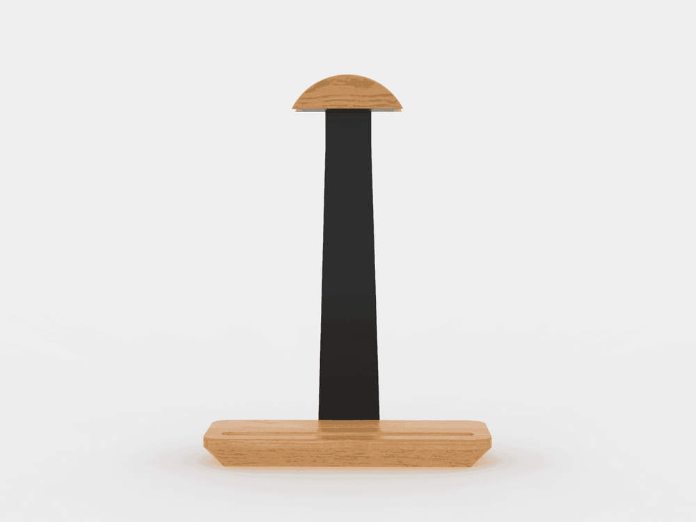 Wooden Headphone Stand