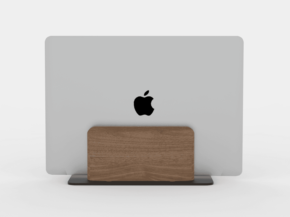Wooden Vertical Laptop Stand