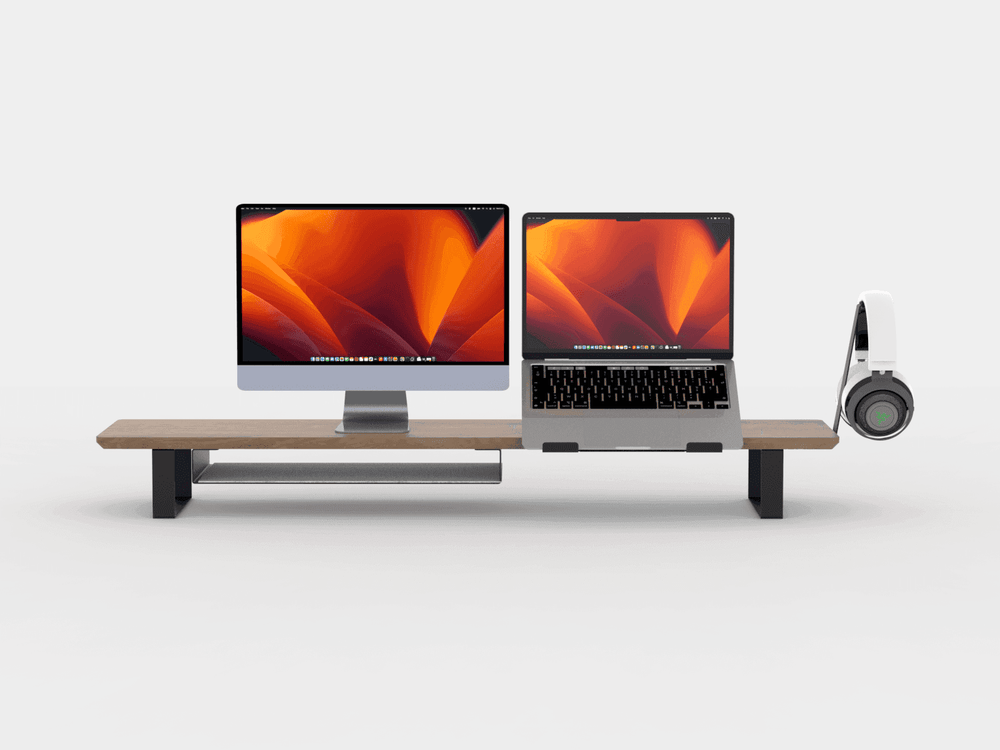 Wooden Desk Shelf