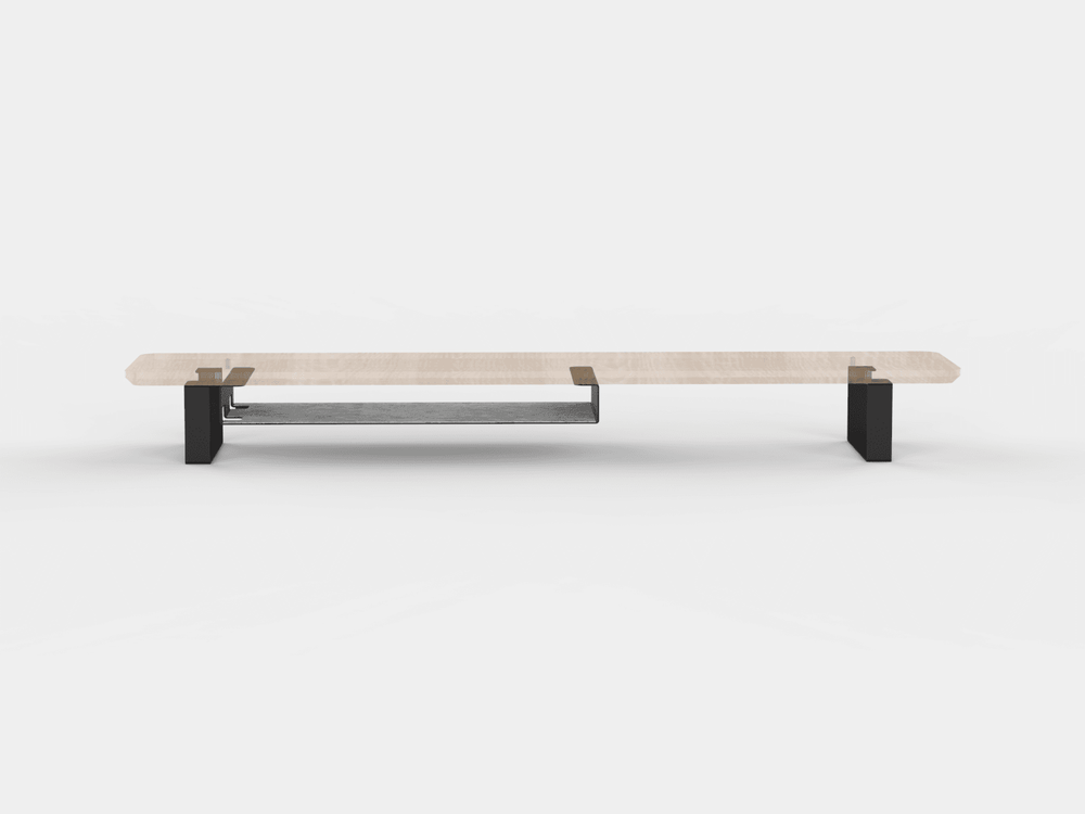 Under Desk Metal Shelf