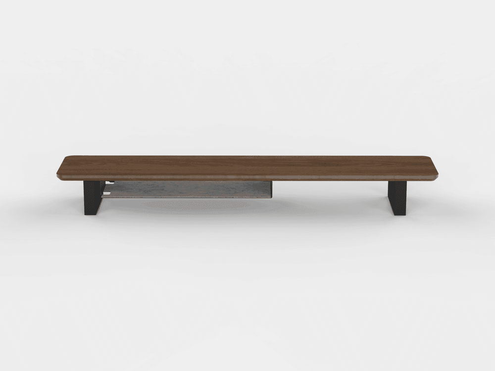 Under Desk Metal Shelf