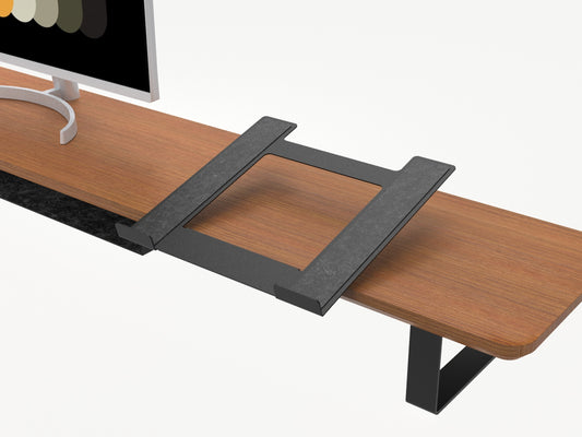 Orgemy Desk Shelf – Dual Workstation Setup desk shelves & risers by Orgemy